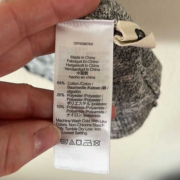 Madewell Paulson Sweater Tee in Heather Grey Size Large - Picture 6 of 7